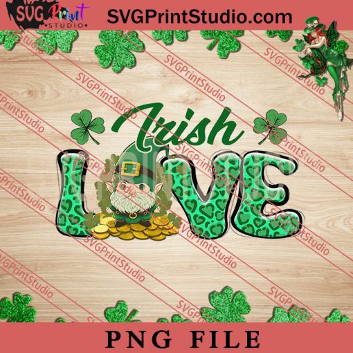 Irish Love PNG, St.Patrick's day PNG, Gnome PNG Digital Download