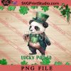 Lucky Panda PNG, St.Patrick's day PNG, Animals PNG Digital Download