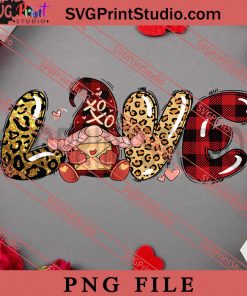 Valentines Gnomes PNG, Happy Vanlentine's day PNG, Leopard PNG Digital Download