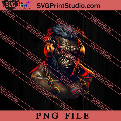 Badass Gangster Gorilla PNG, Gangster PNG, Animals PNG Digital Download