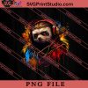 Badass Gangster Sloth PNG, Gangster PNG, Animals PNG Digital Download