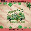 Happy St Patricks Day Truck PNG, St.Patrick's day PNG, Clover PNG Digital Download