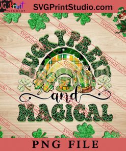 Luckyprety And Magical PNG, St.Patrick's day PNG, Clover PNG, Gnome PNG Digital Download