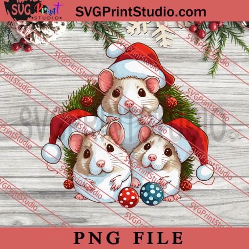Merry Christmas Mouse Squad PNG, Merry Christmas PNG, Animals PNG, Xmas PNG Digital Download
