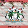 Merry Christmas Penguin Squad PNG, Merry Christmas PNG, Animals PNG, Xmas PNG Digital Download