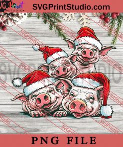 Merry Christmas Pig Squad Meowy PNG, Merry Christmas PNG, Animals PNG, Xmas PNG Digital Download