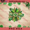 Sunflower Lucky PNG, St.Patrick's day PNG, Clover PNG Digital Download