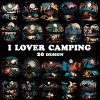 I Love Camping 20 design, Camper PNG, Mountain PNG