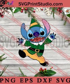 Christmas stitch elf SVG, Merry Christmas SVG, Xmas SVG EPS DXF PNG