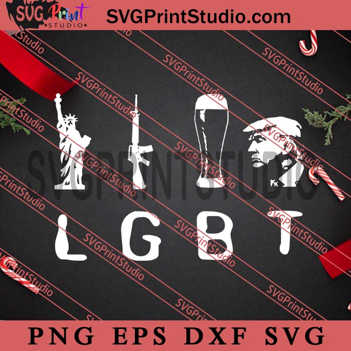 Liberty Guns Beer Trump SVG, Merry Christmas SVG, President SVG, Donald Trump SVG